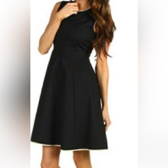 kate spade Dresses & Skirts - Preppy Classic Americana kate spade Black Fit-and-Flare Mini Dress Size 4